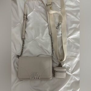 Steve Madden Light Beige Crossbody Bag